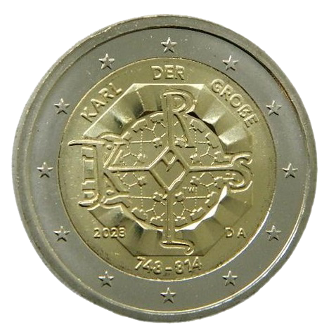2 euros conmemorativa 1275 Aniversario del nacimiento de Carlomagno